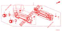 COMMANDE CLIMATISATION   AUTO (2) pour Honda CR-V HYBRID 2.0 BASE 5 Portes Electronique CVT 2020